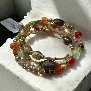 Black Diamond Multicolor Beaded Bracelet